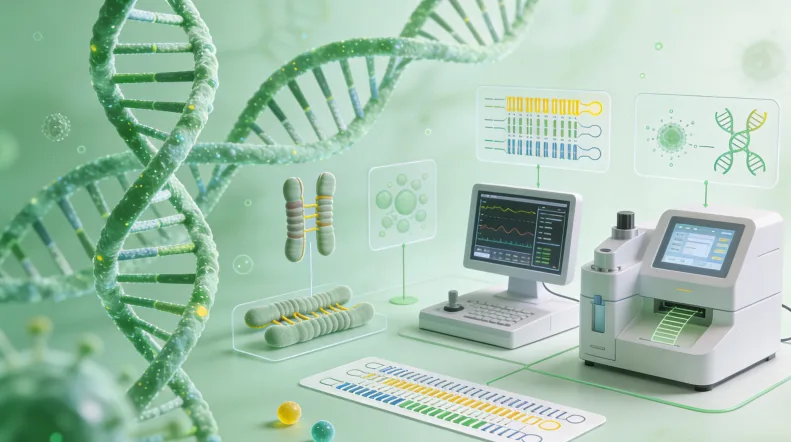 HER2基因检测报告示例局部图