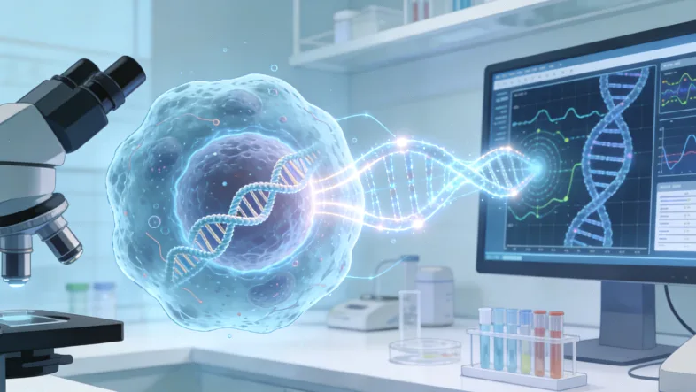 PD-L1蛋白在肿瘤细胞表面表达示意图