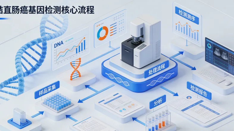 实验室基因测序工作流程示意图