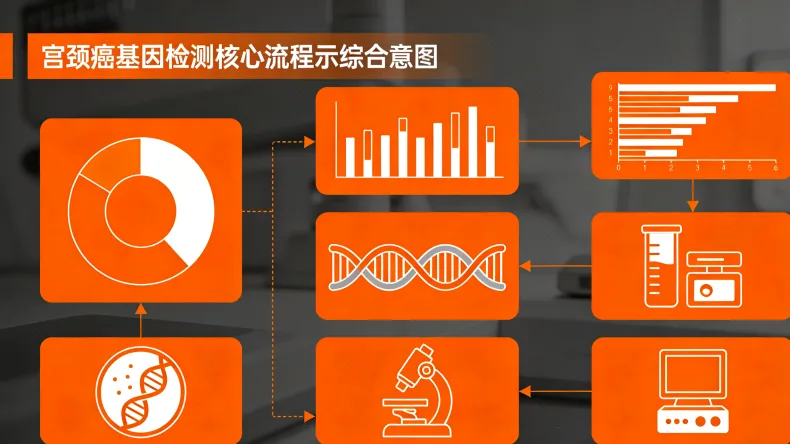 基因检测报告关键指标示意图