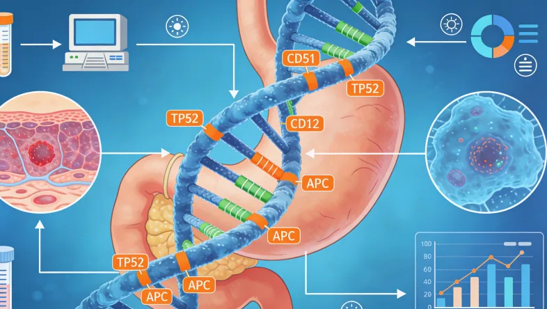 MSI检测原理示意图:DNA复制与纠错