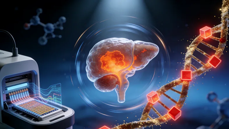 ctDNA检测从采血到报告的流程示意图