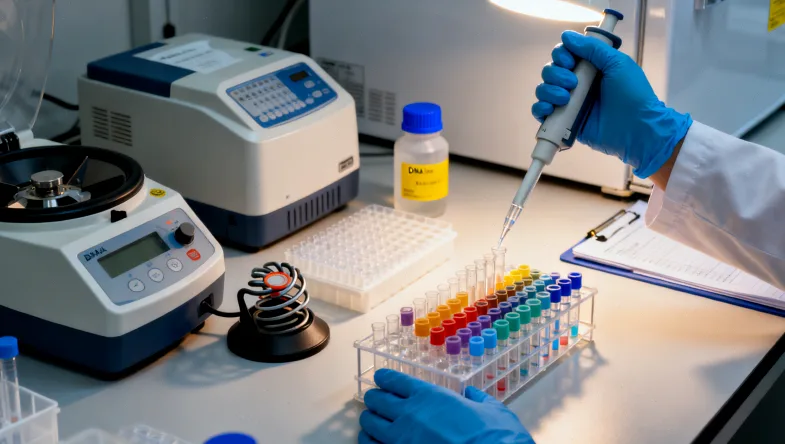 基因检测报告关键指标示例图