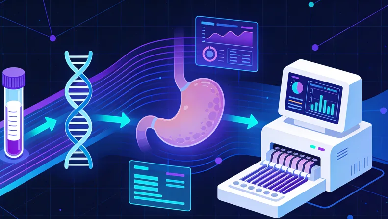 胃癌基因检测报告关键部分示例