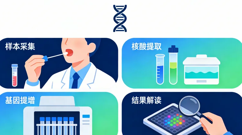 基因测序实验室工作流程简图