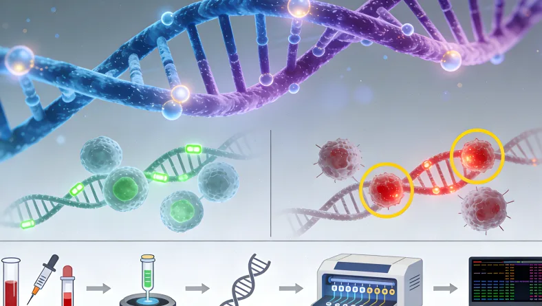 基因检测报告关键部分示意图