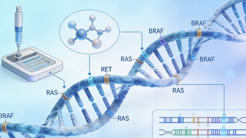 基因检测报告关键部分示例图