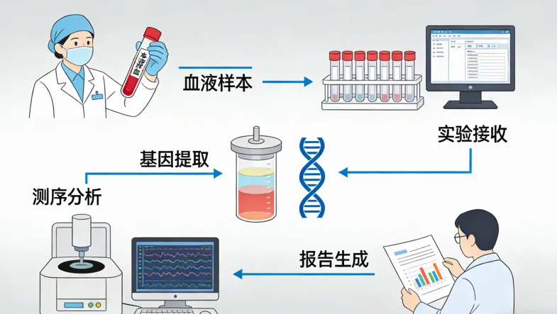 乳腺癌肿瘤组织病理切片示意图