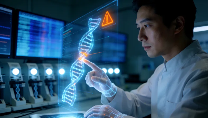 基因检测报告关键部分示例图