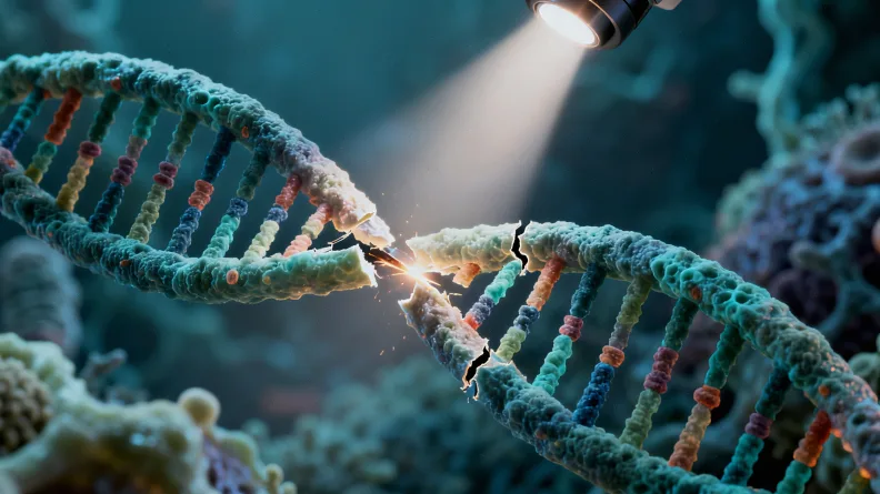 基因检测报告样本关键部分示意