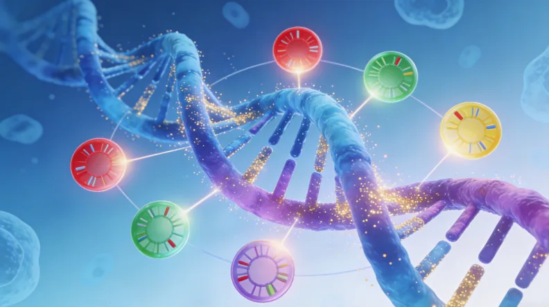 ROS1基因融合示意图