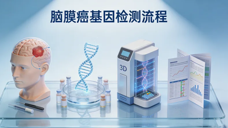 基因检测报告关键信息区域标注示例