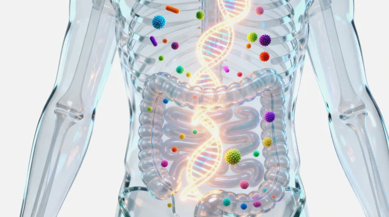 基因检测报告核心指标示意图