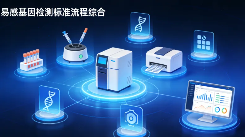 标准化基因检测实验室流程图示