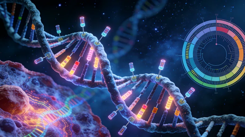 荧光原位杂交（FISH）检测原理图