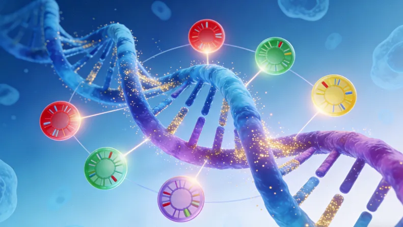 基因检测报告示例局部图