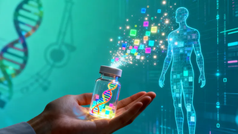 基因检测指导靶向治疗原理示意图