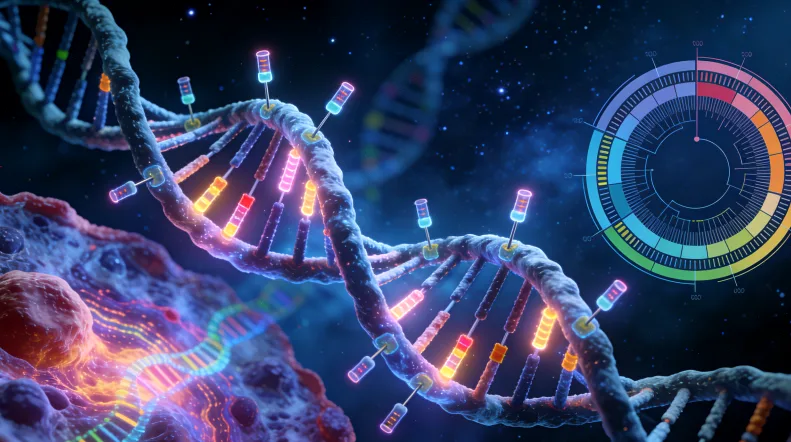 乳腺癌肿瘤组织病理切片示意图