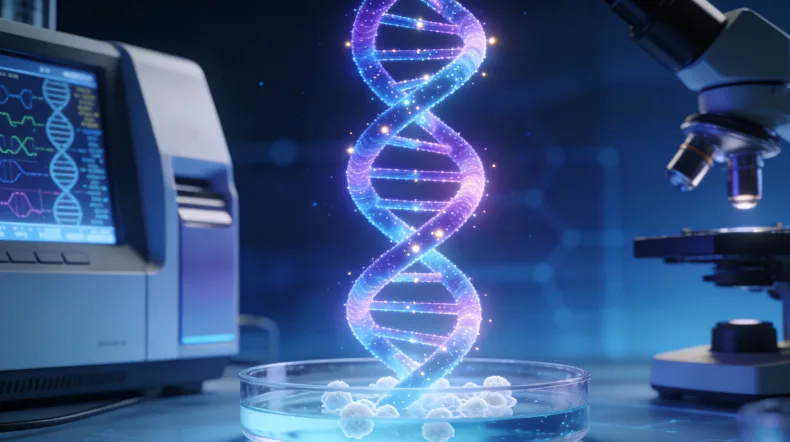 荧光原位杂交（FISH）检测原理示意图