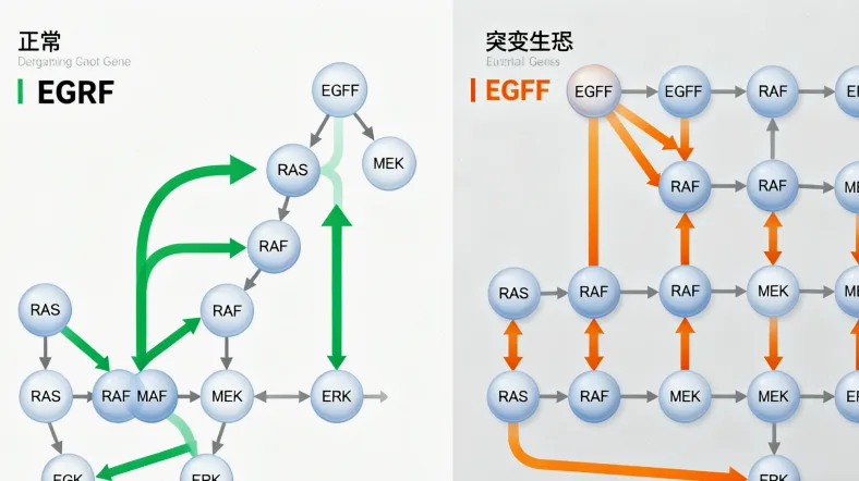 肺癌基因检测报告关键指标示意图