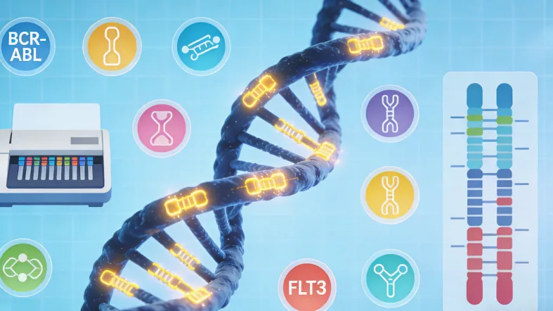 基因检测报告关键部分标注示例