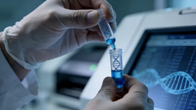 基因检测报告关键指标示例图