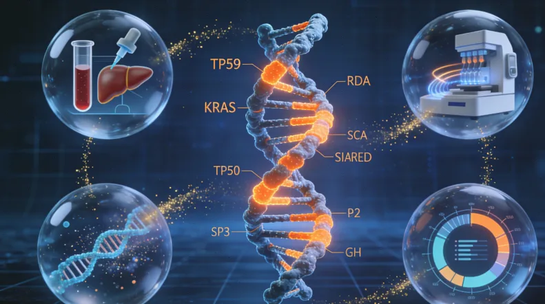 肿瘤组织样本与血液样本检测流程对比图