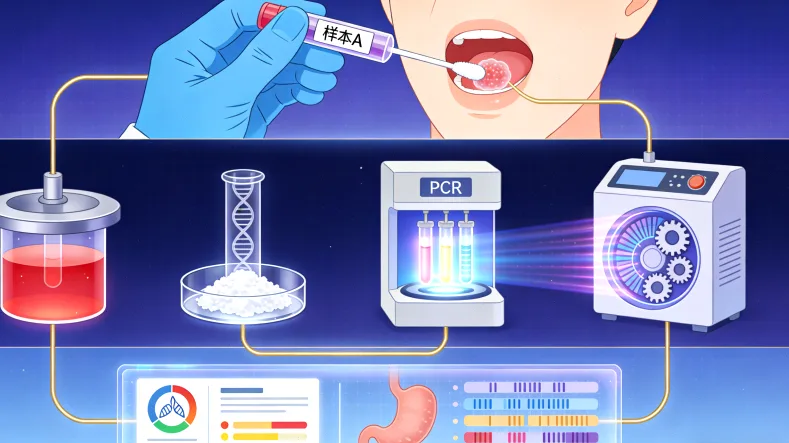 肿瘤组织样本处理与检测流程简图