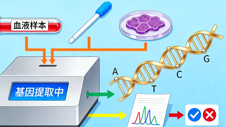 基因检测报告关键信息标注示例