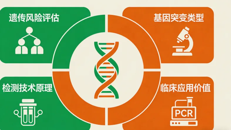 遗传咨询师正在解读基因检测报告