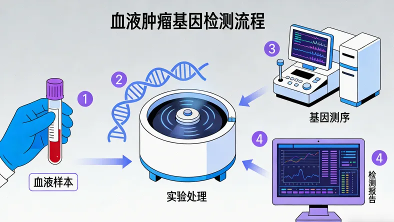 基因检测报告关键指标示意图