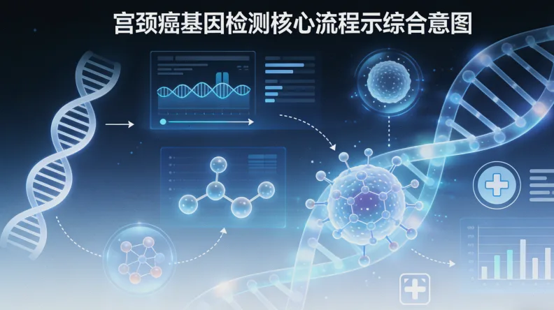 荧光显微镜下的HER2基因信号