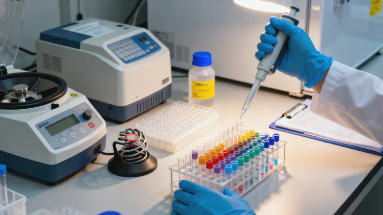 肿瘤组织切片与血液样本对比图