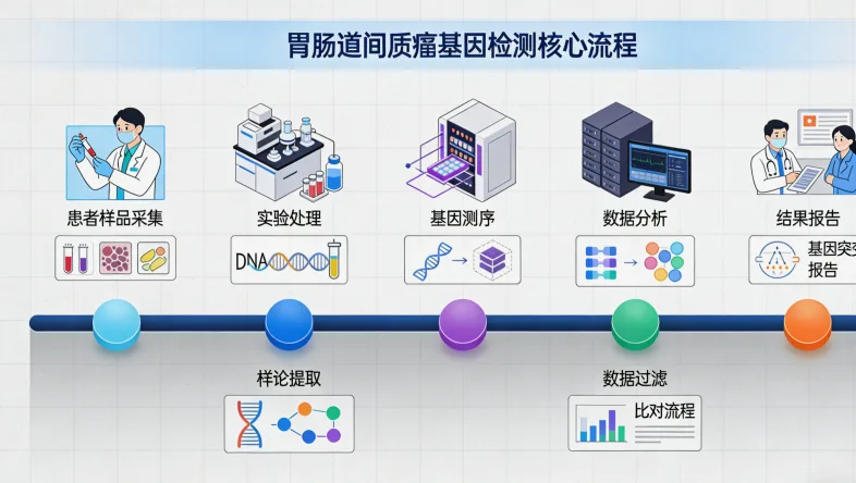 基因检测报告关键指标示意图