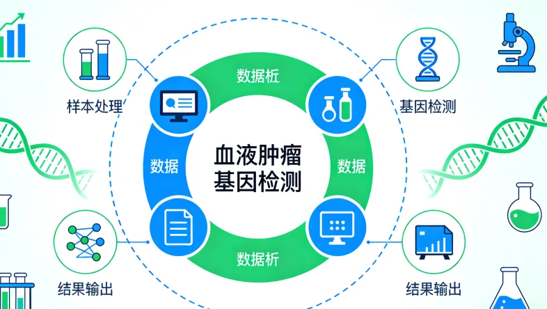 基因检测报告关键指标示意图