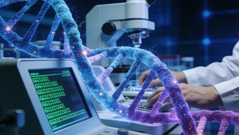 基因检测报告关键指标示意图