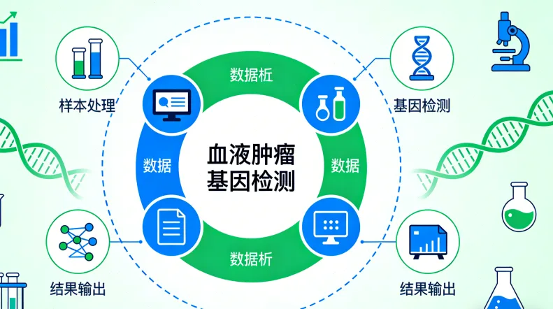 基因检测报告关键指标示意图