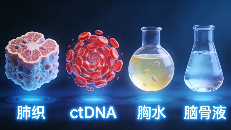 肺癌基因检测报告示意图