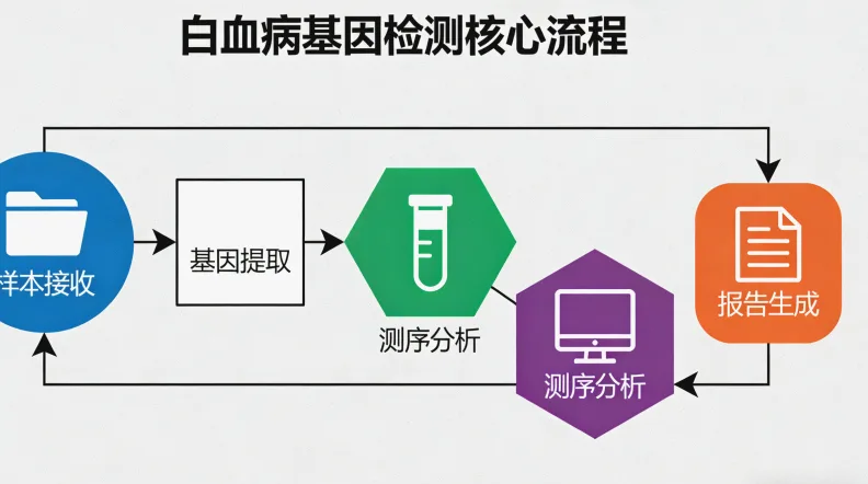 肺癌8基因检测核心基因示意图