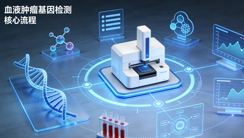 基因检测报告核心结果解读示意图