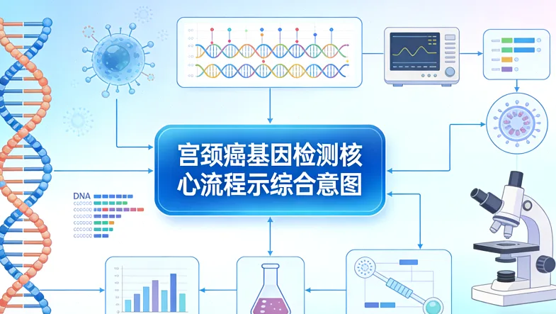 基因检测报告关键部分示例图