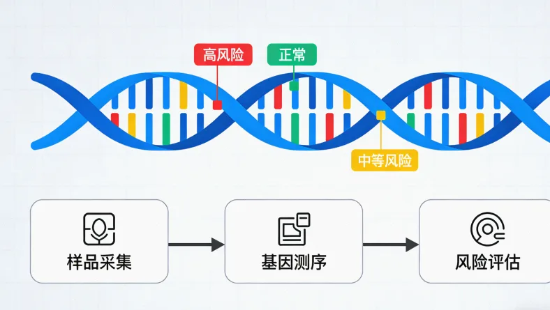 结直肠癌NGS检测报告关键信息区域标注示例