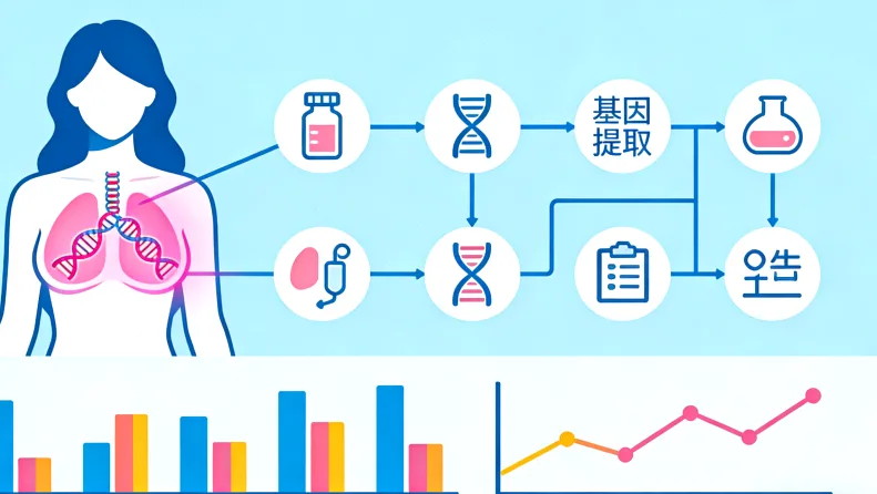 肿瘤基因检测报告重点栏目示意