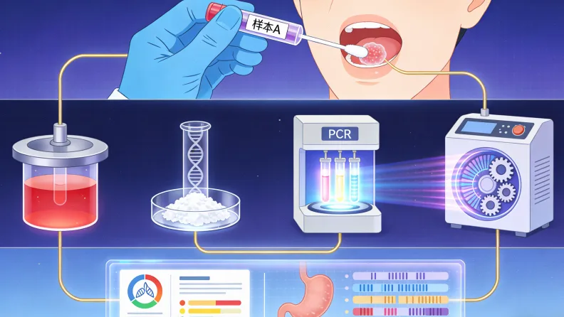 基因检测报告关键信息标注图