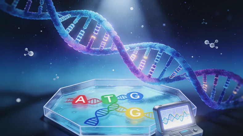 基因检测报告核心指标示意图