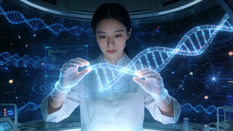 免疫组化染色显示PD-L1阳性的显微镜下图像