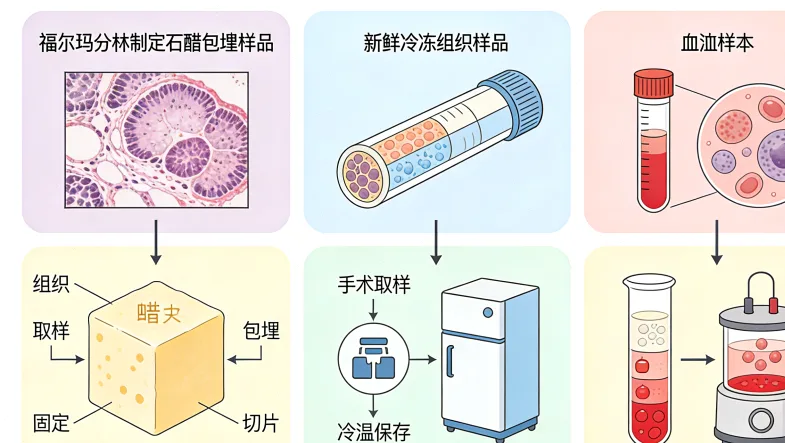 基因检测实验室工作场景