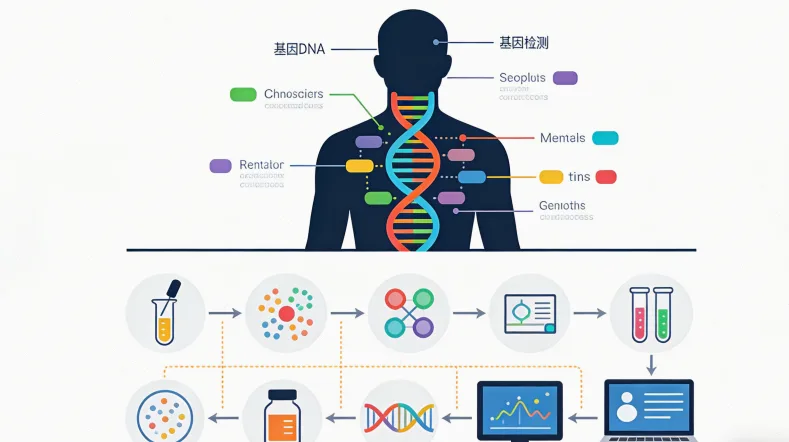 基因检测报告关键部分标注示例