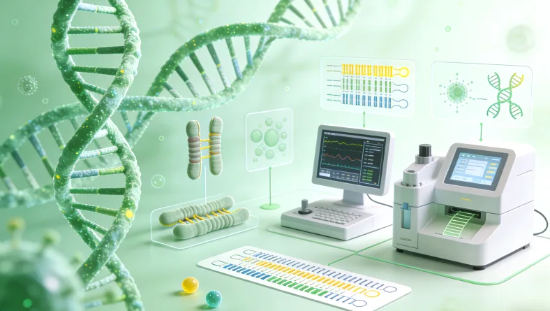 IDH基因突变检测结果示意图