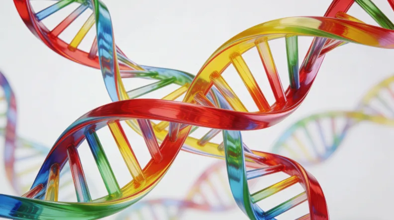 肺癌基因检测核心流程示意图